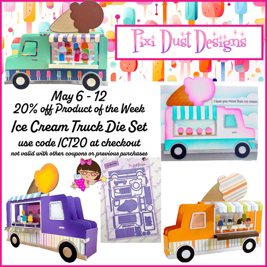 Ice Cream Truck Die Set!