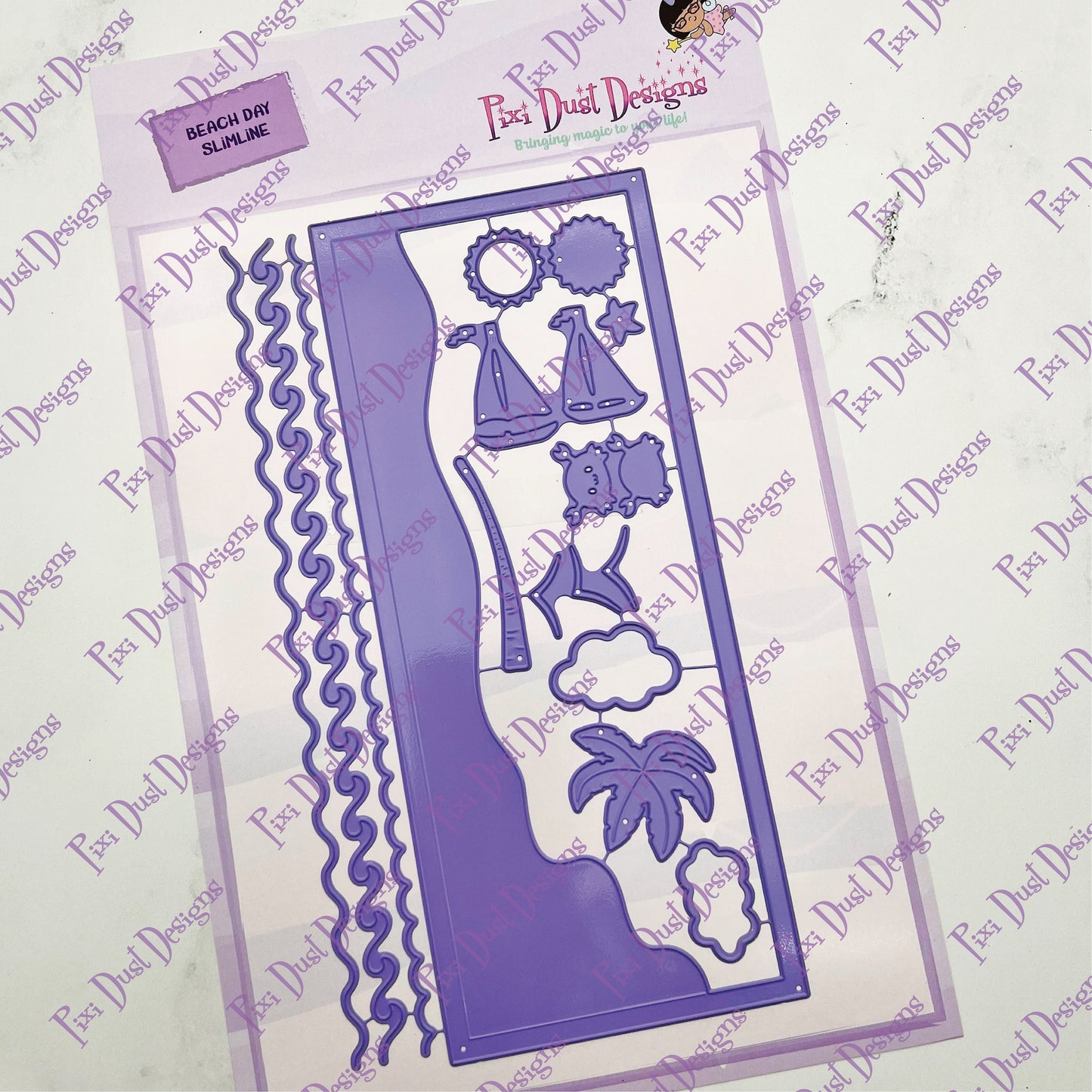 Beach Day Slimline Die Set