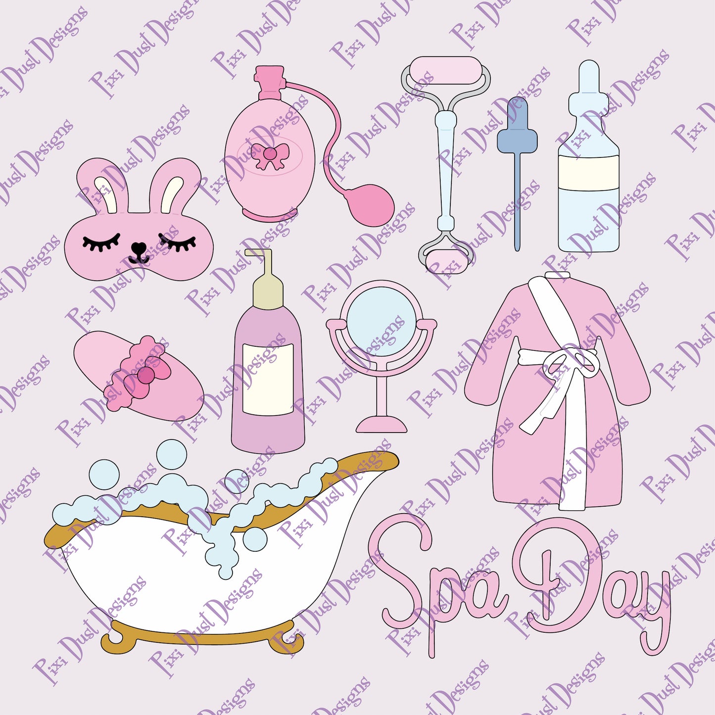 Spa Day Die set