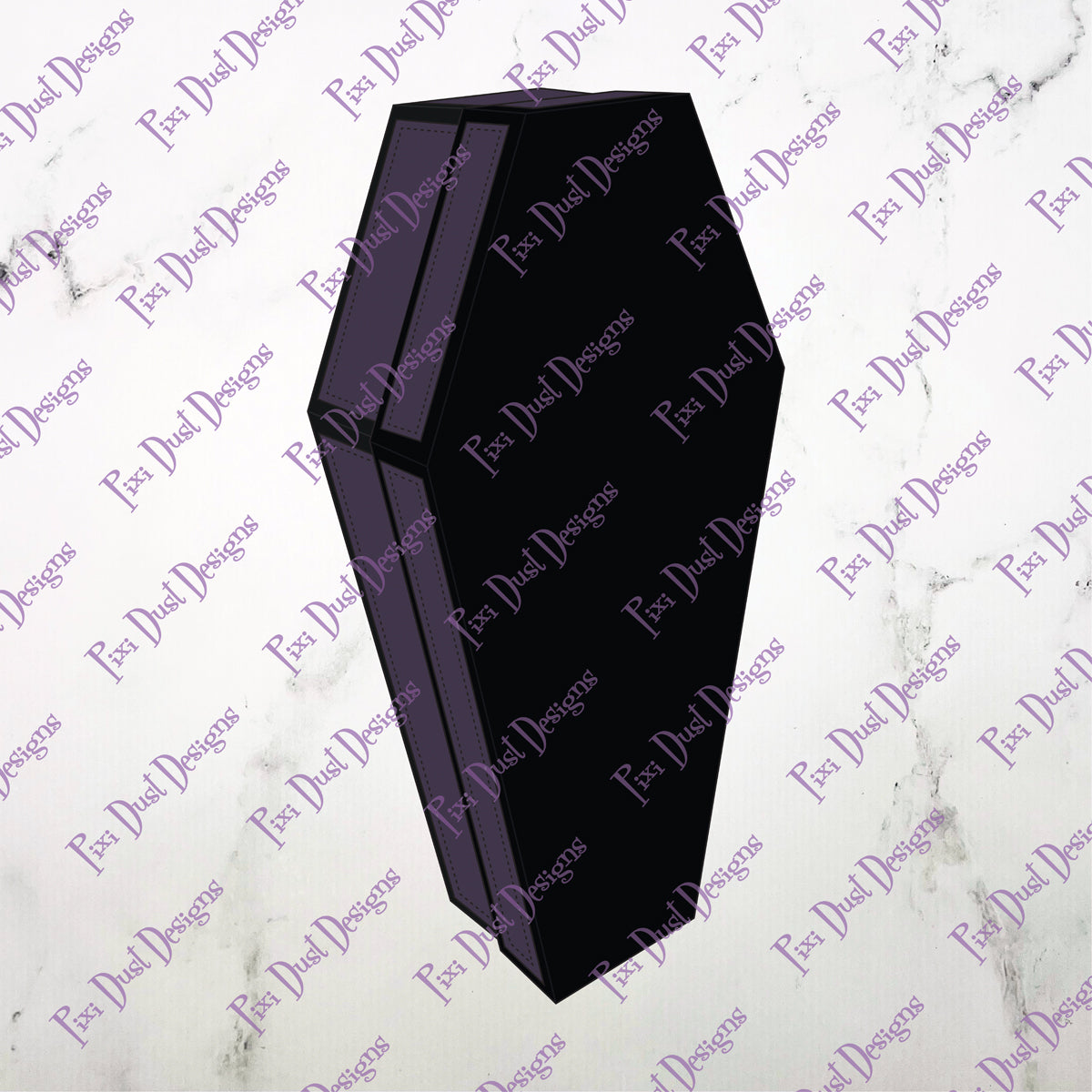 Halloween Coffin 3D Box