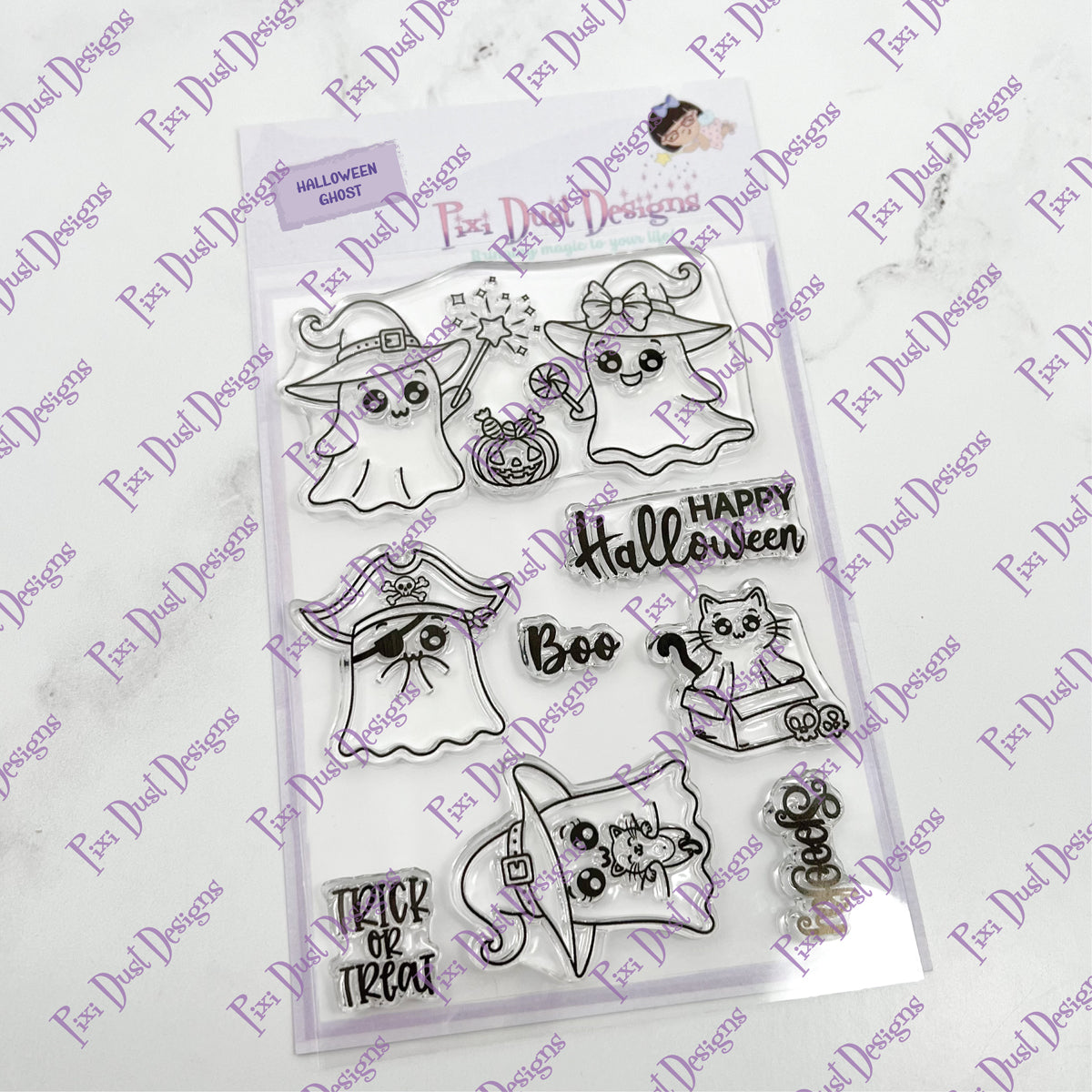 Halloween Ghost Stamp