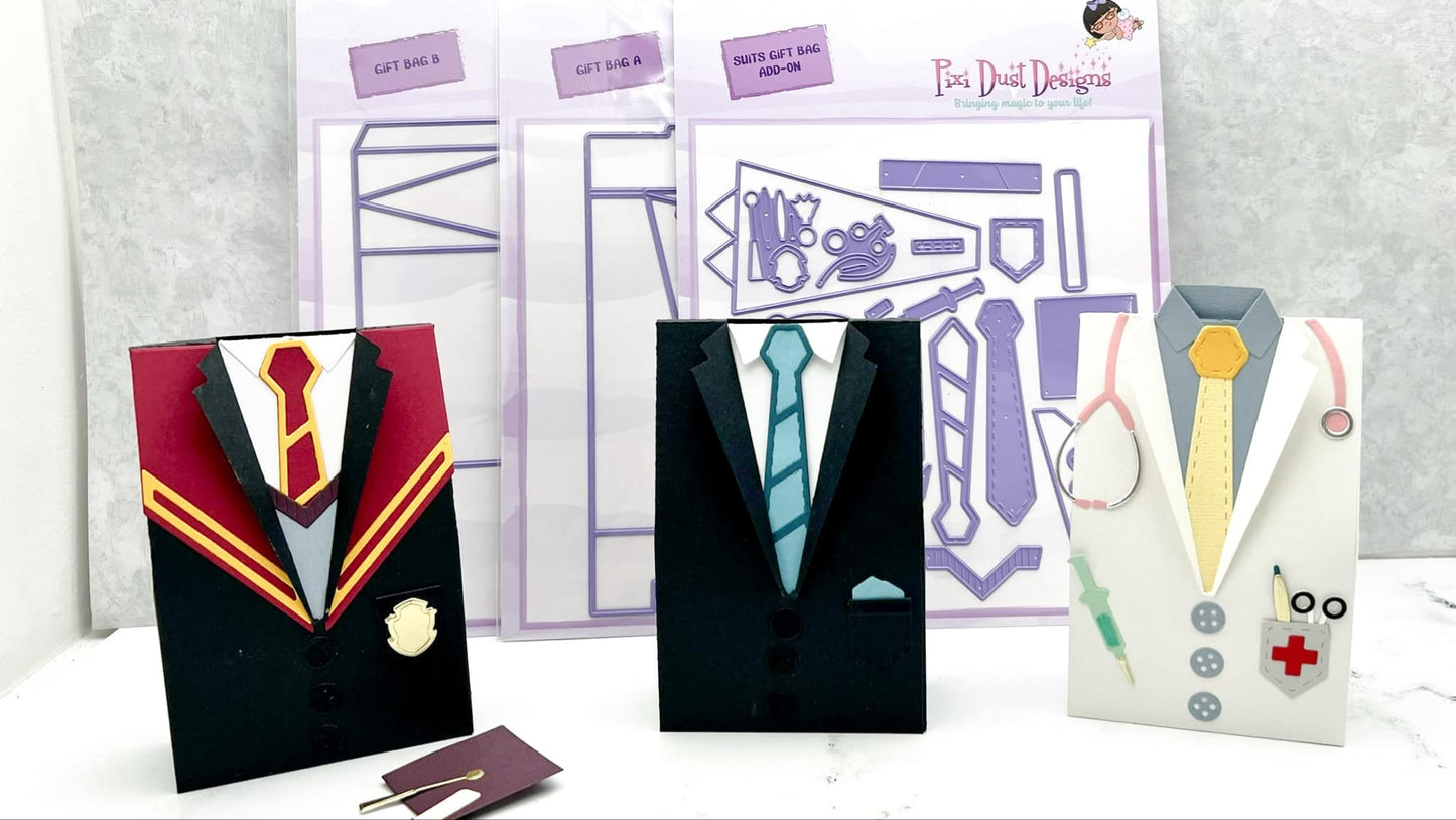 Suits, Vest, Career Uniform, and Gift Bag Bundle