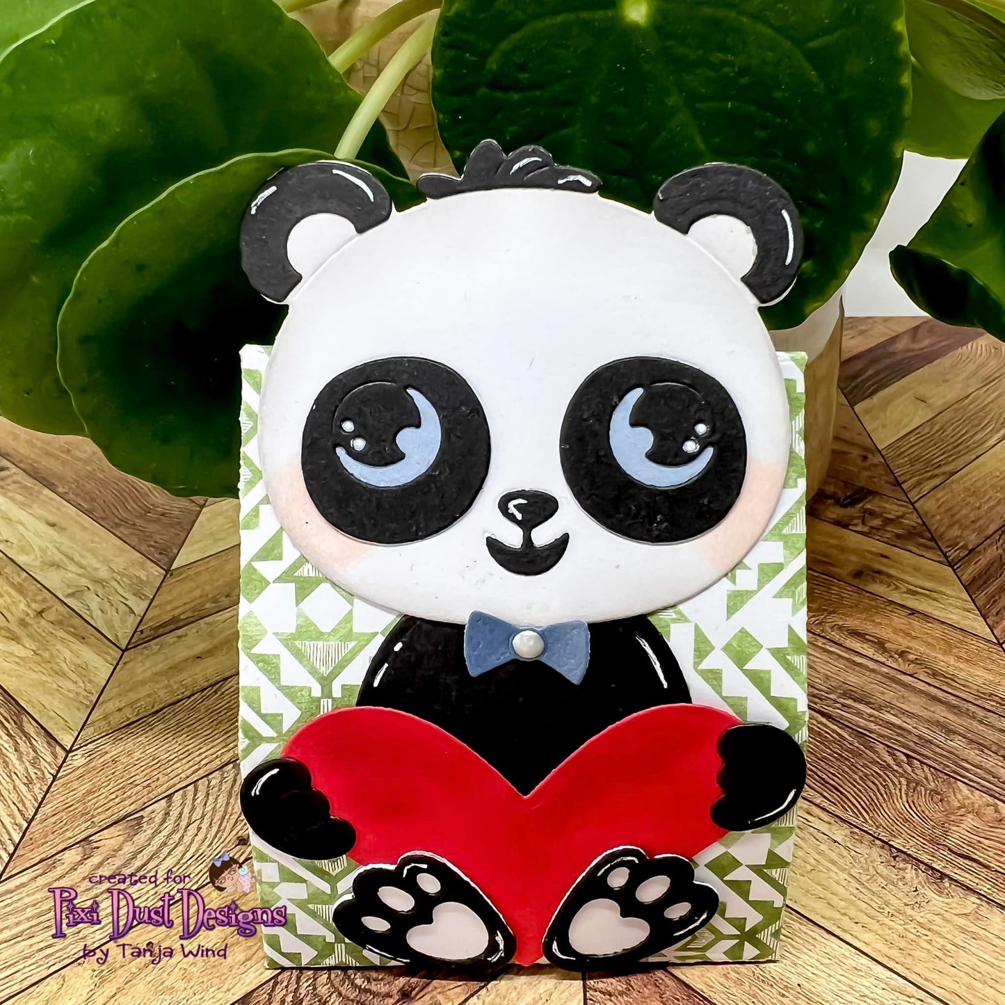 Panda Love Bag Die set