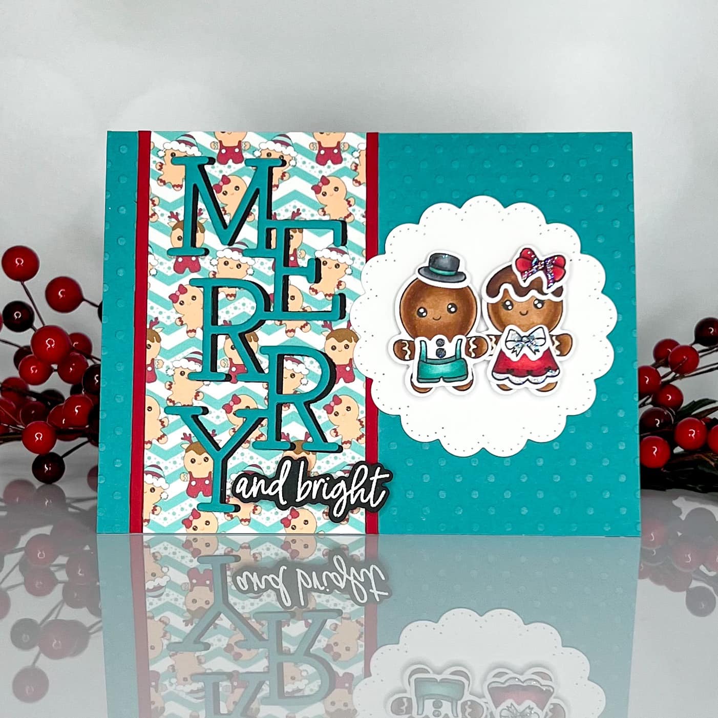 Gingerbread paper Gingy Dress up Stamps and Pixi Cuts and 6x6 paper pad Bundle