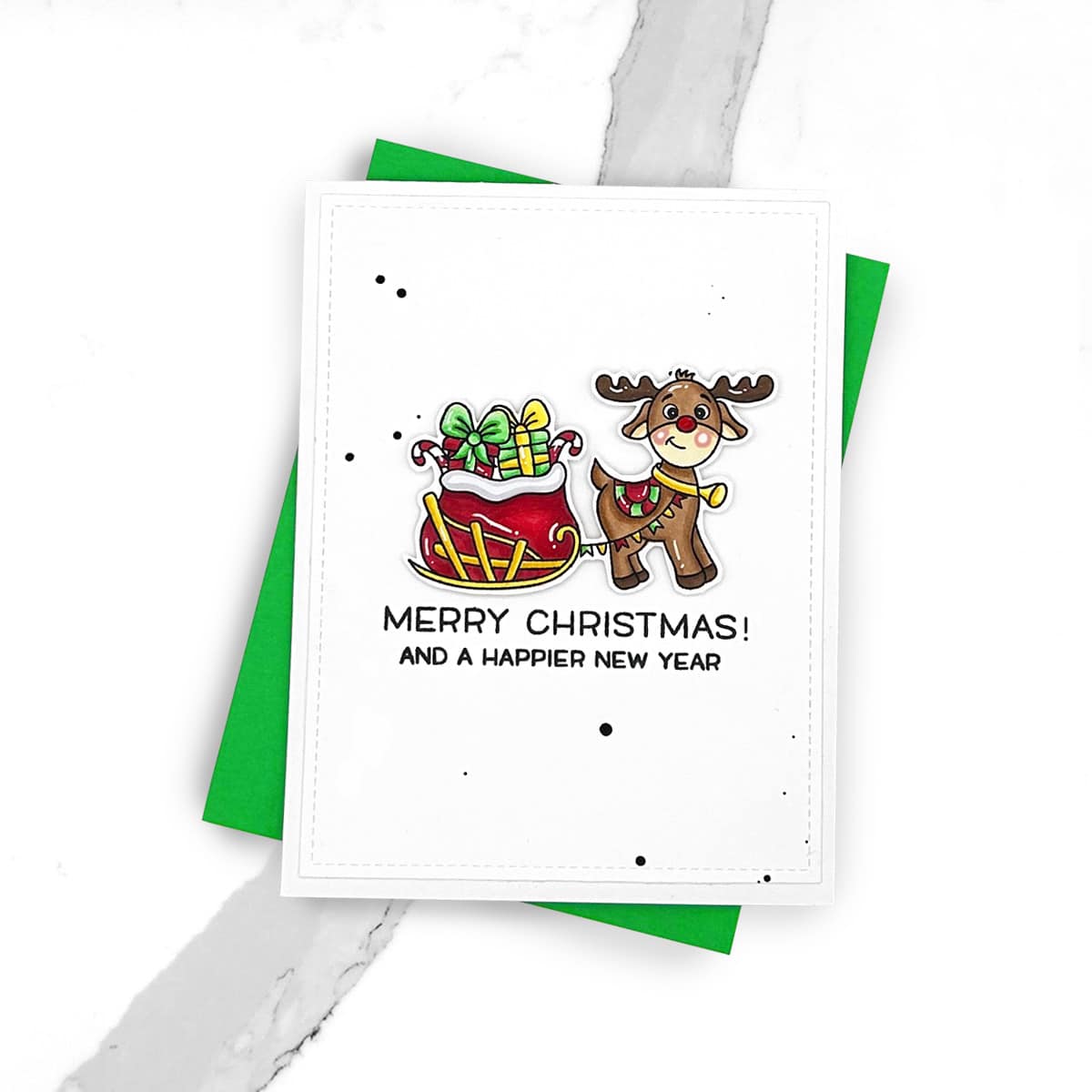 Happy Holidays Stamp