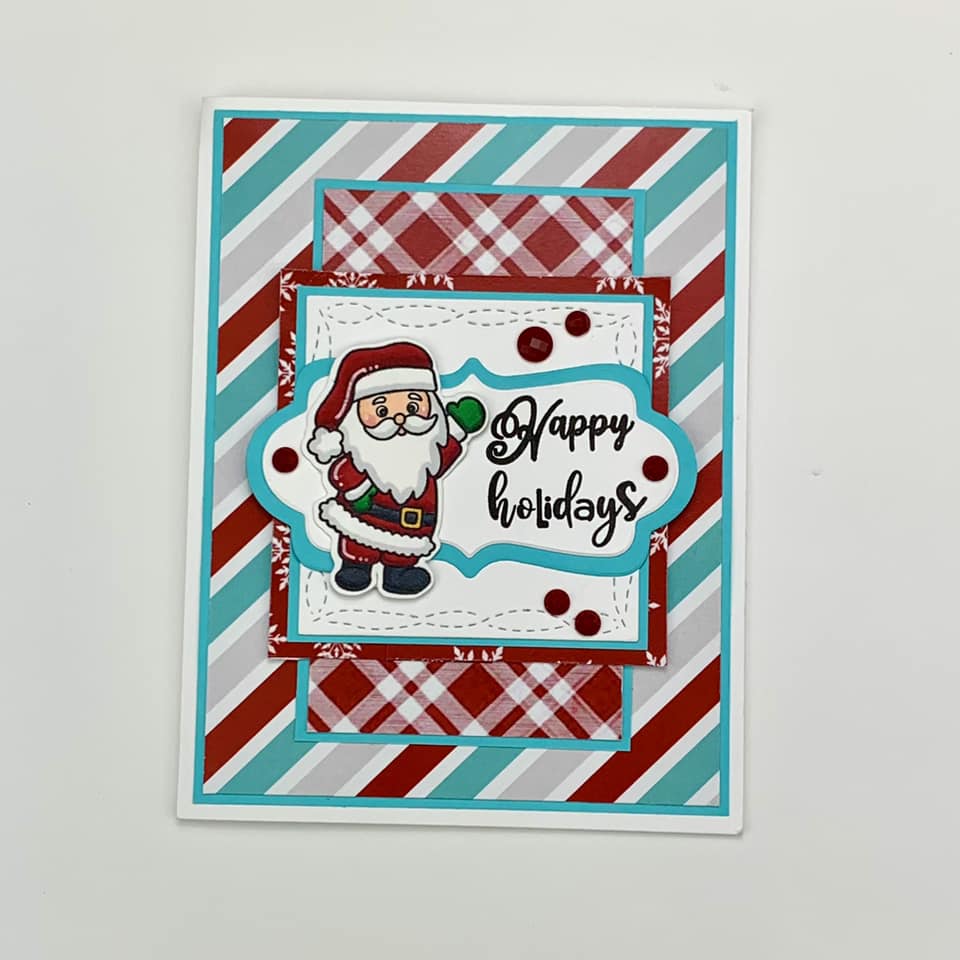 Happy Holidays Stamp
