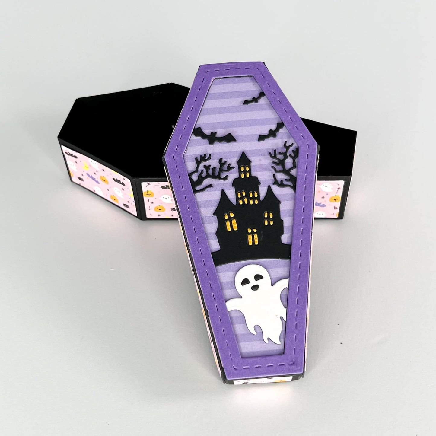 Halloween Coffin Add on Die