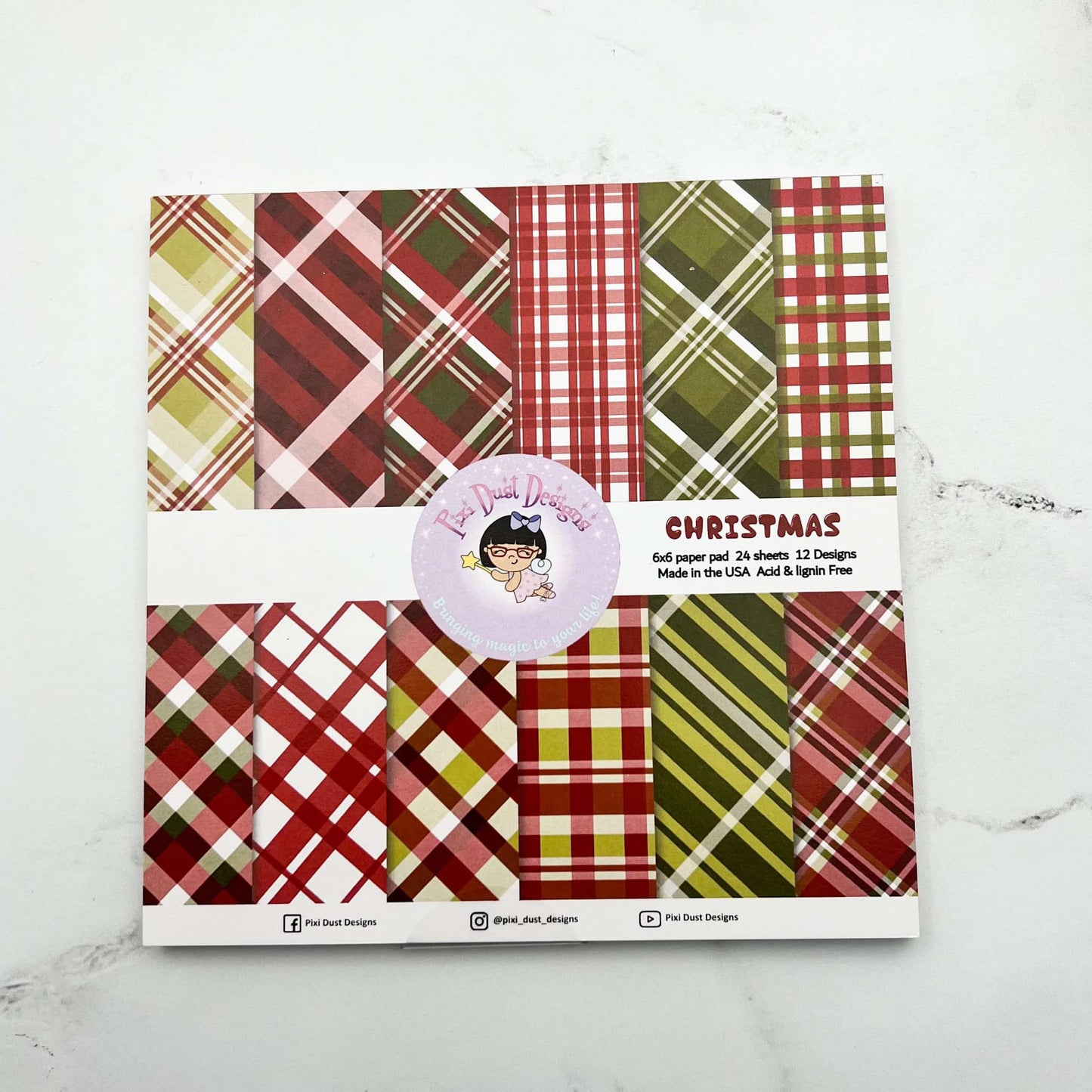 Christmas Paper Pad 6x6 sold out
