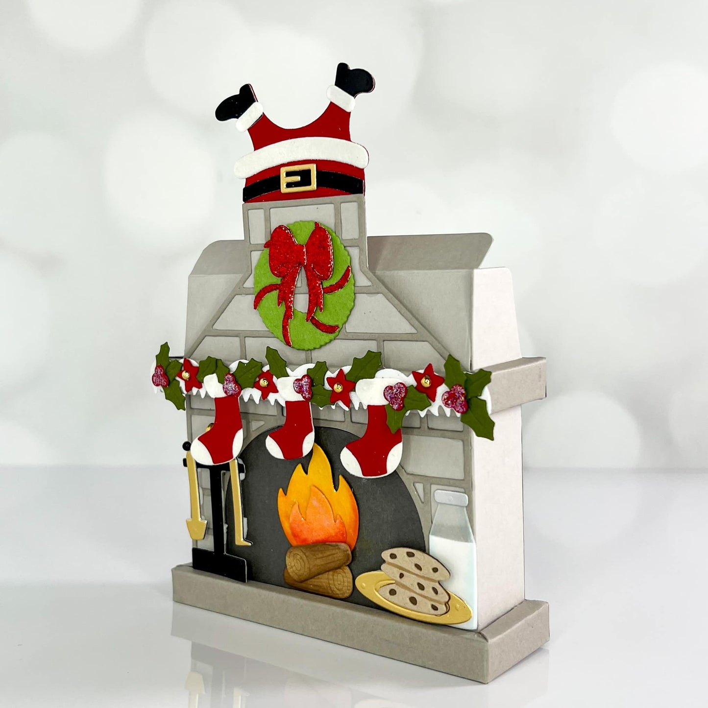 Christmas Fireplace A&B Die