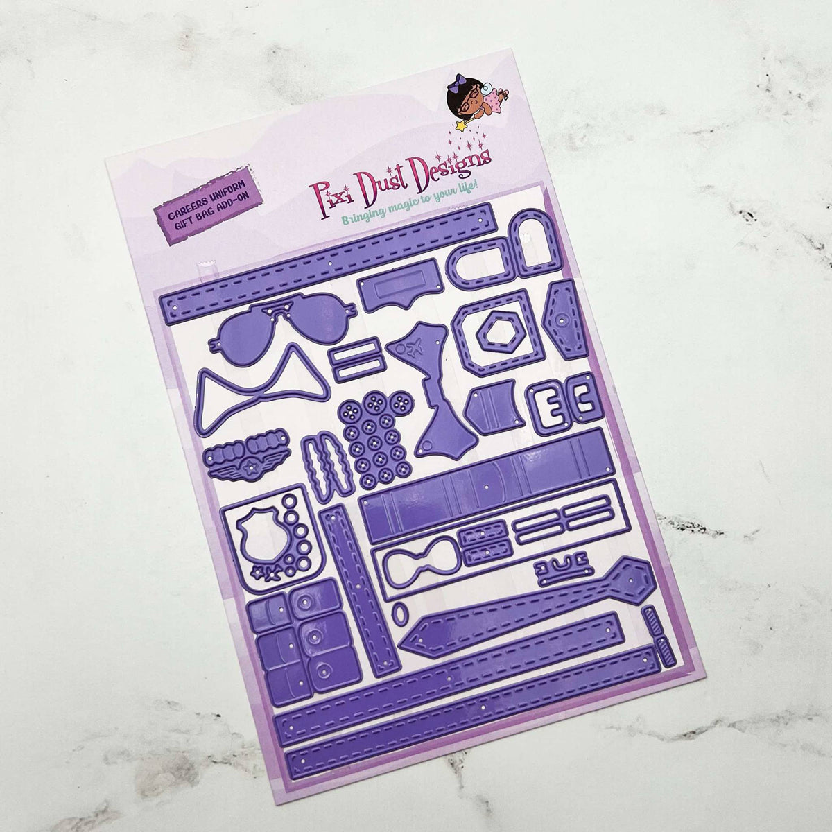 Careers uniform Gift Bag Add-on Die