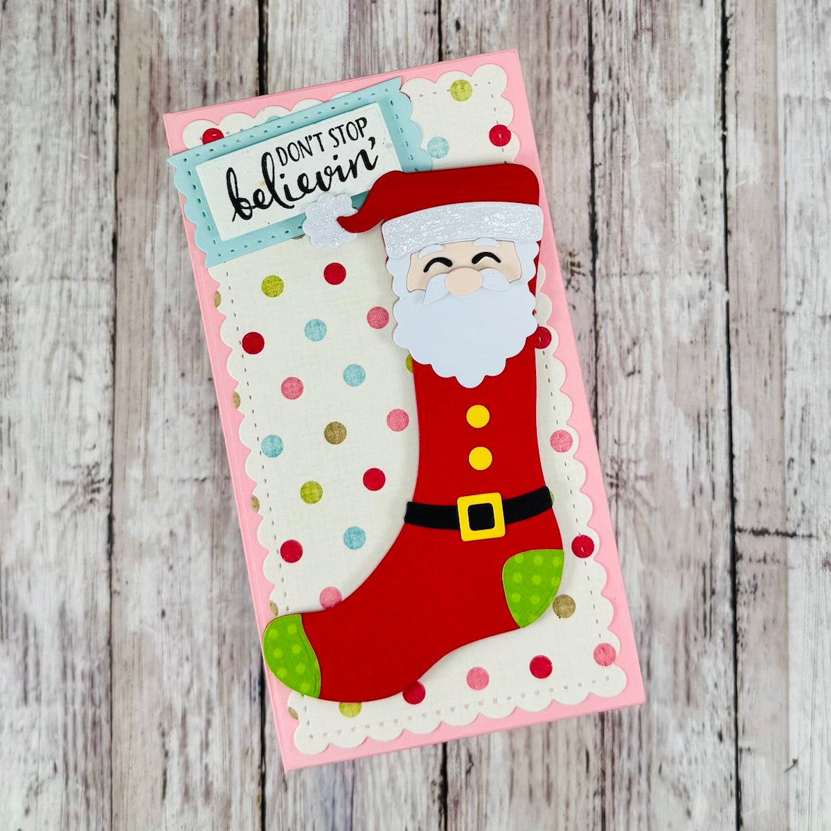 Snowman and Santa Sock Die