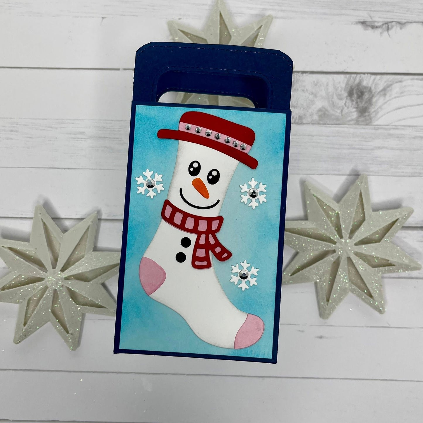 Snowman and Santa Sock Die