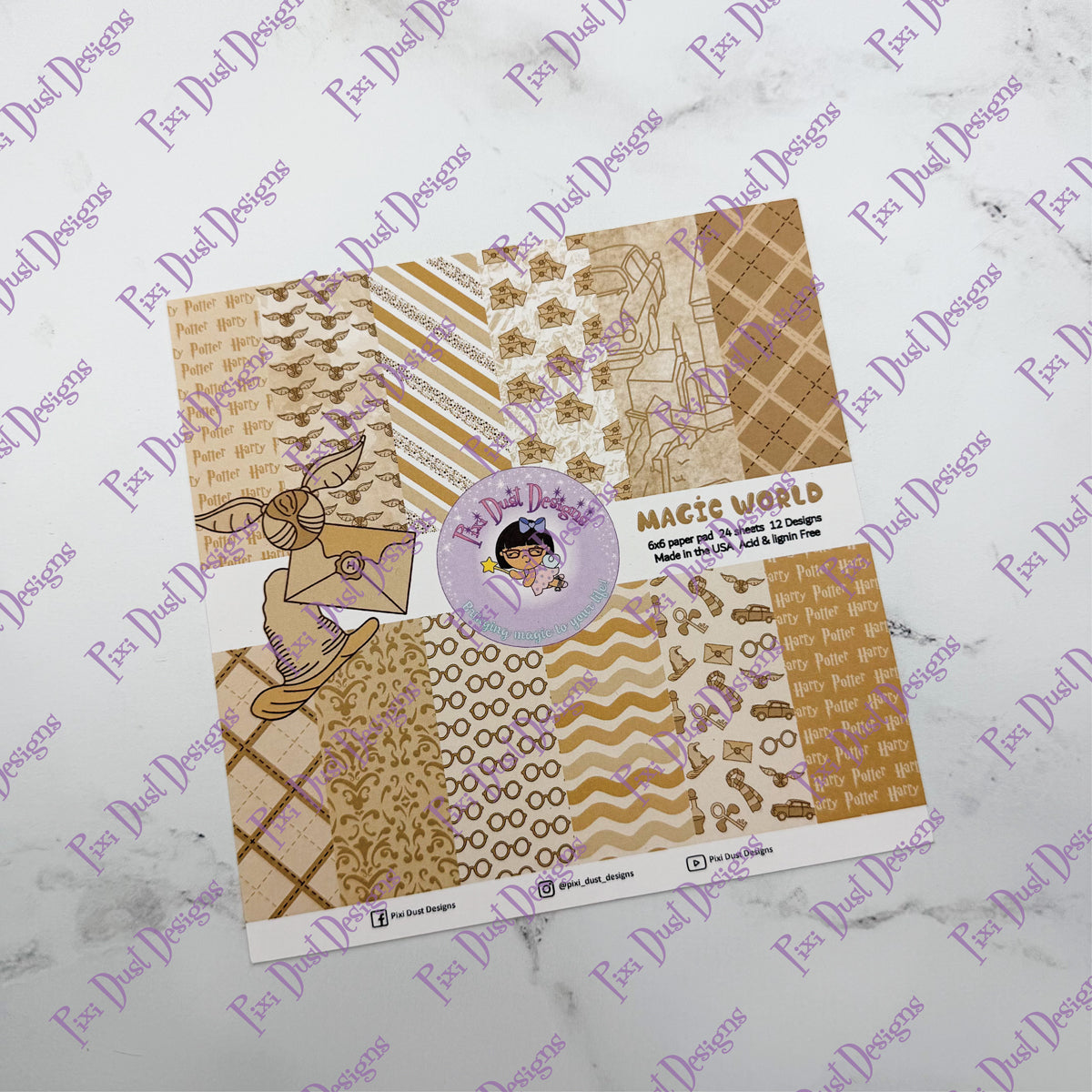 Magic World Paper Pad 6x6