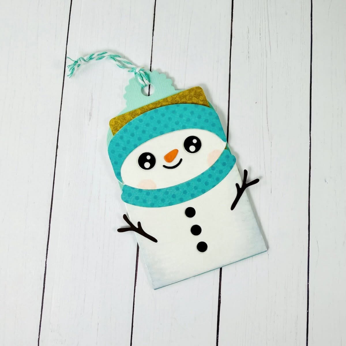 Snowman Pocket Tag