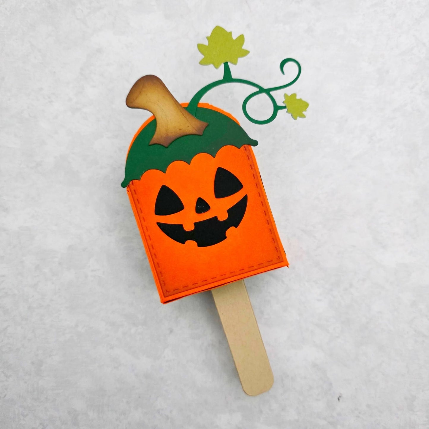 Frank and Pumpkin popsicle Add-on Dies