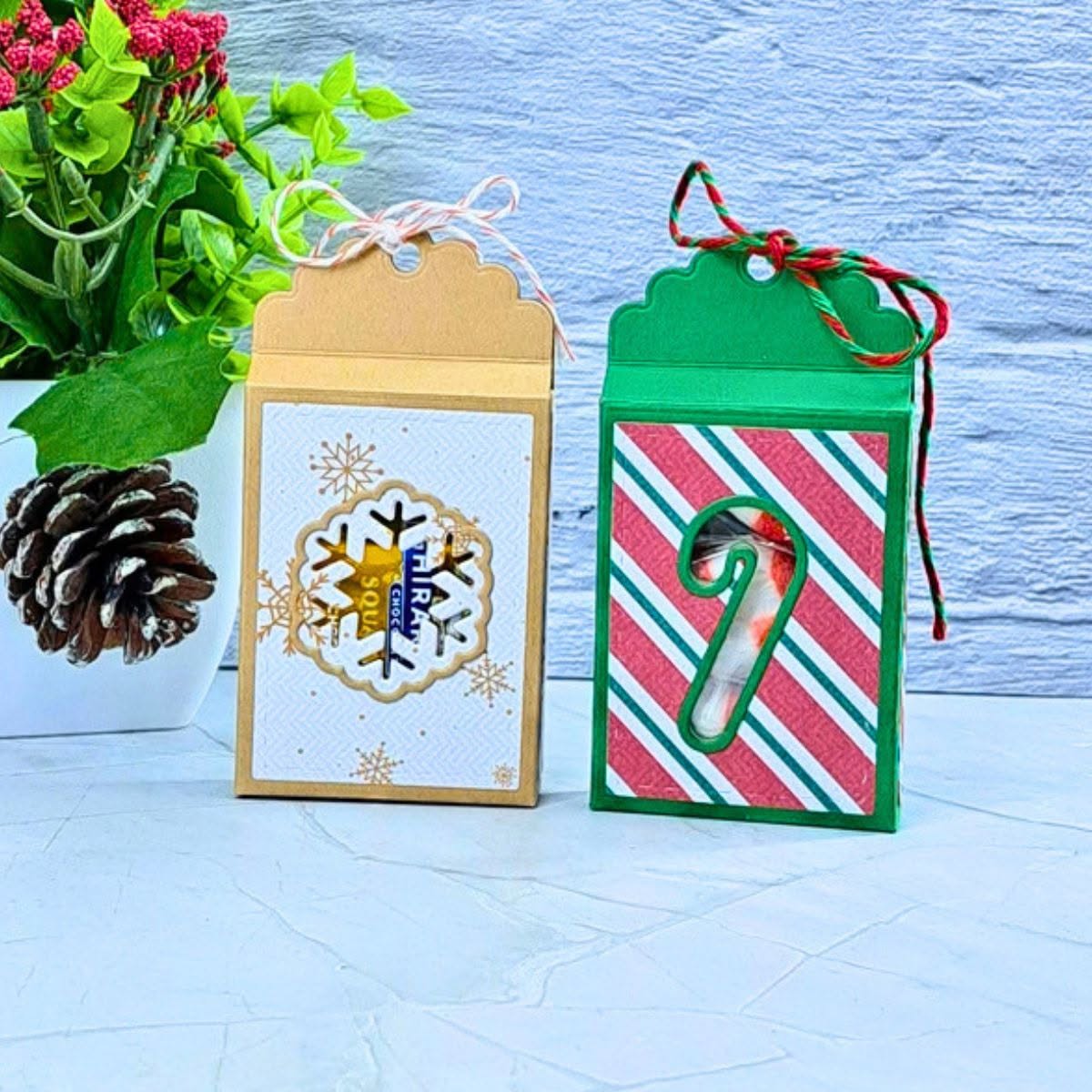 Holiday Tag Box Die