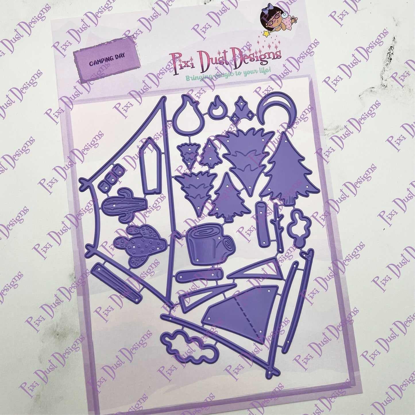 Camping Day Die Set