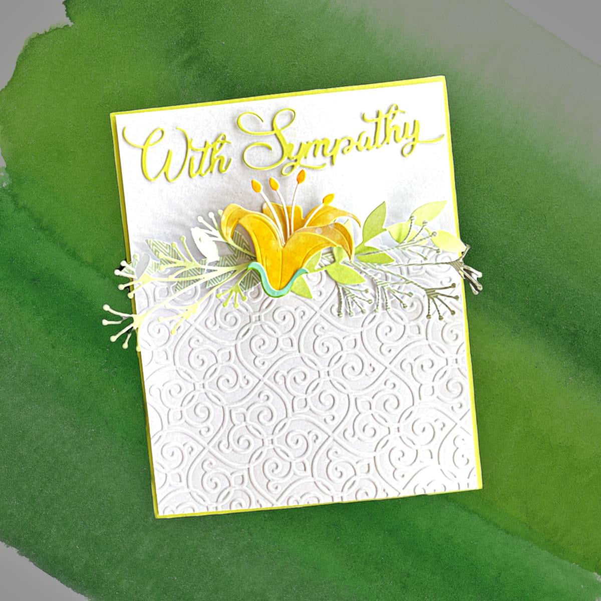 Bergenia, Daffodil, Tulip, and Lily die set Bundle