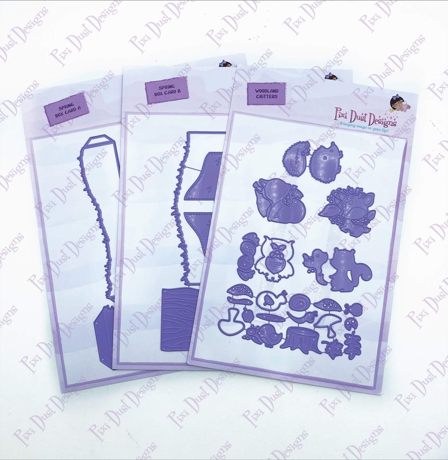 Spring Box die set and Woodland Critter die set Bundle
