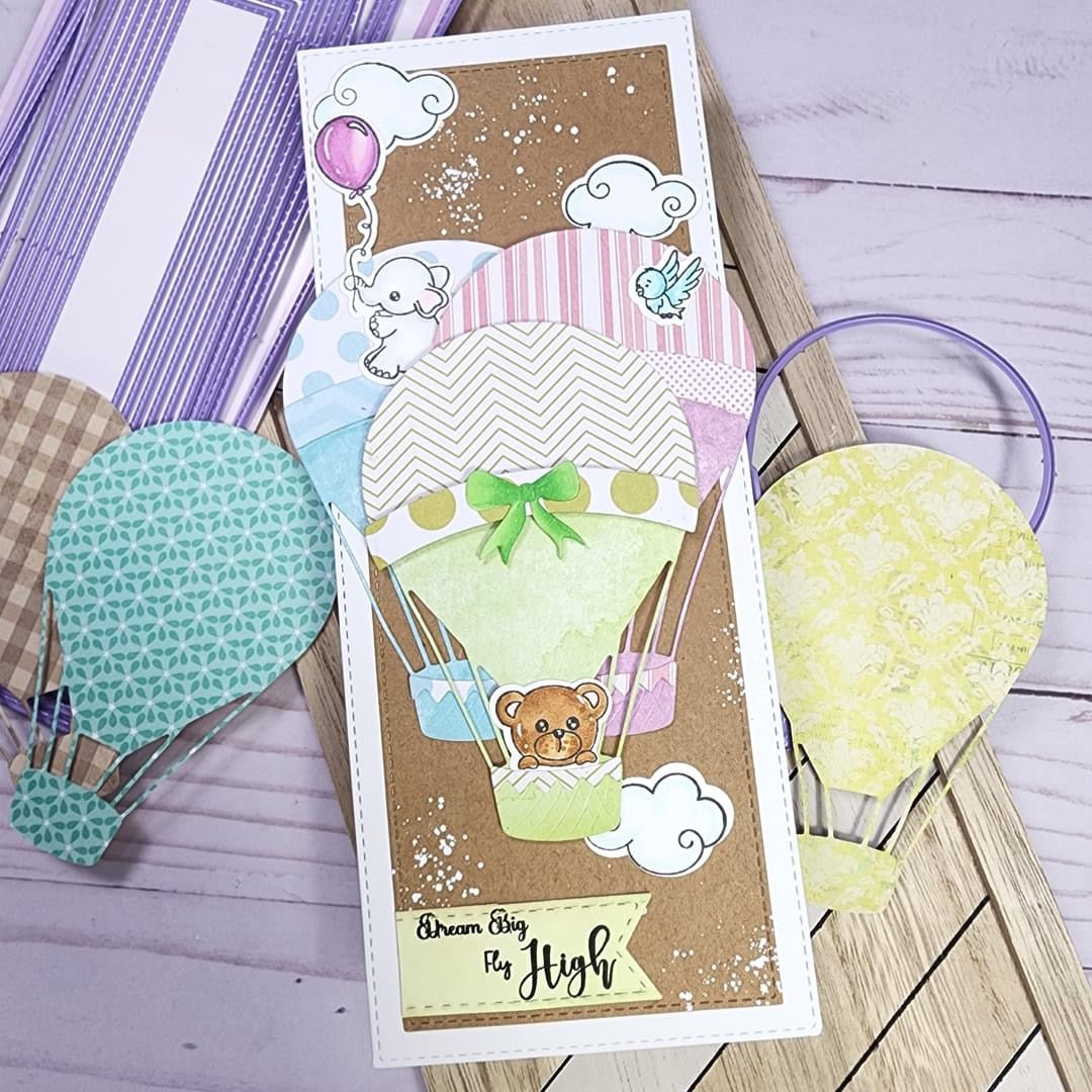 Hot Air Balloon Die Set