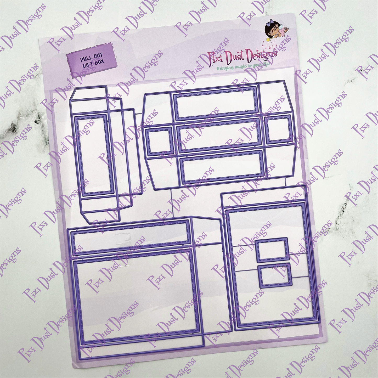 Pull out Gift Box Die