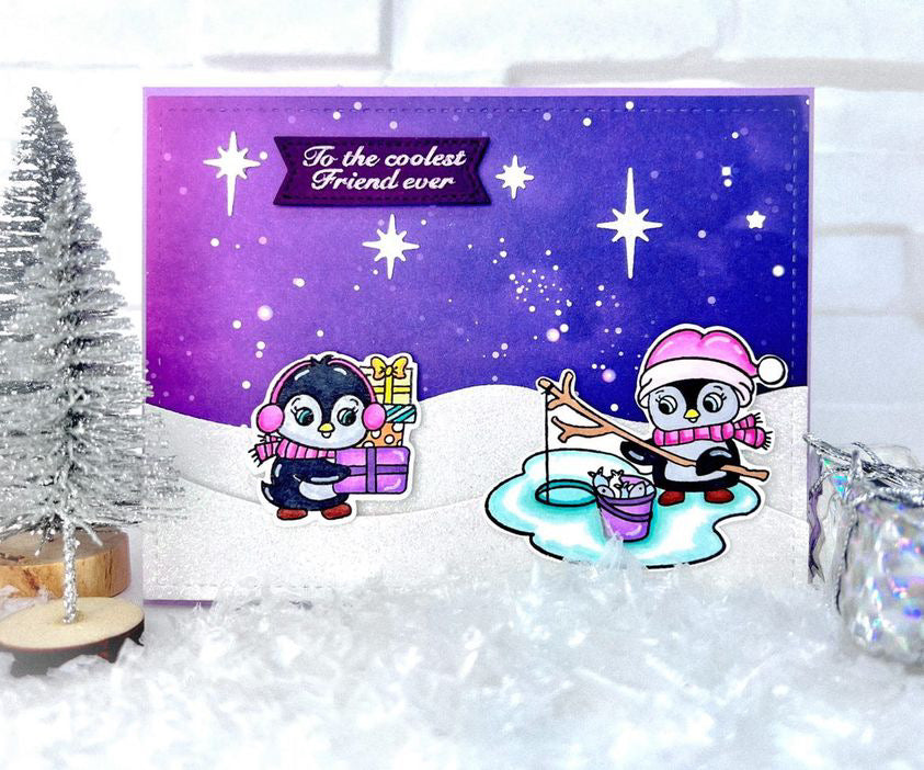 Winter Penguin Stamp set