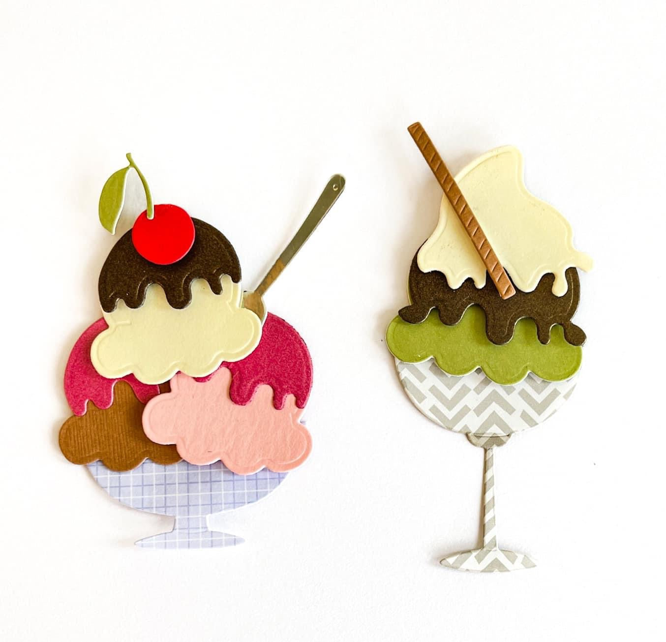 Ice Cream Sundae Die Set