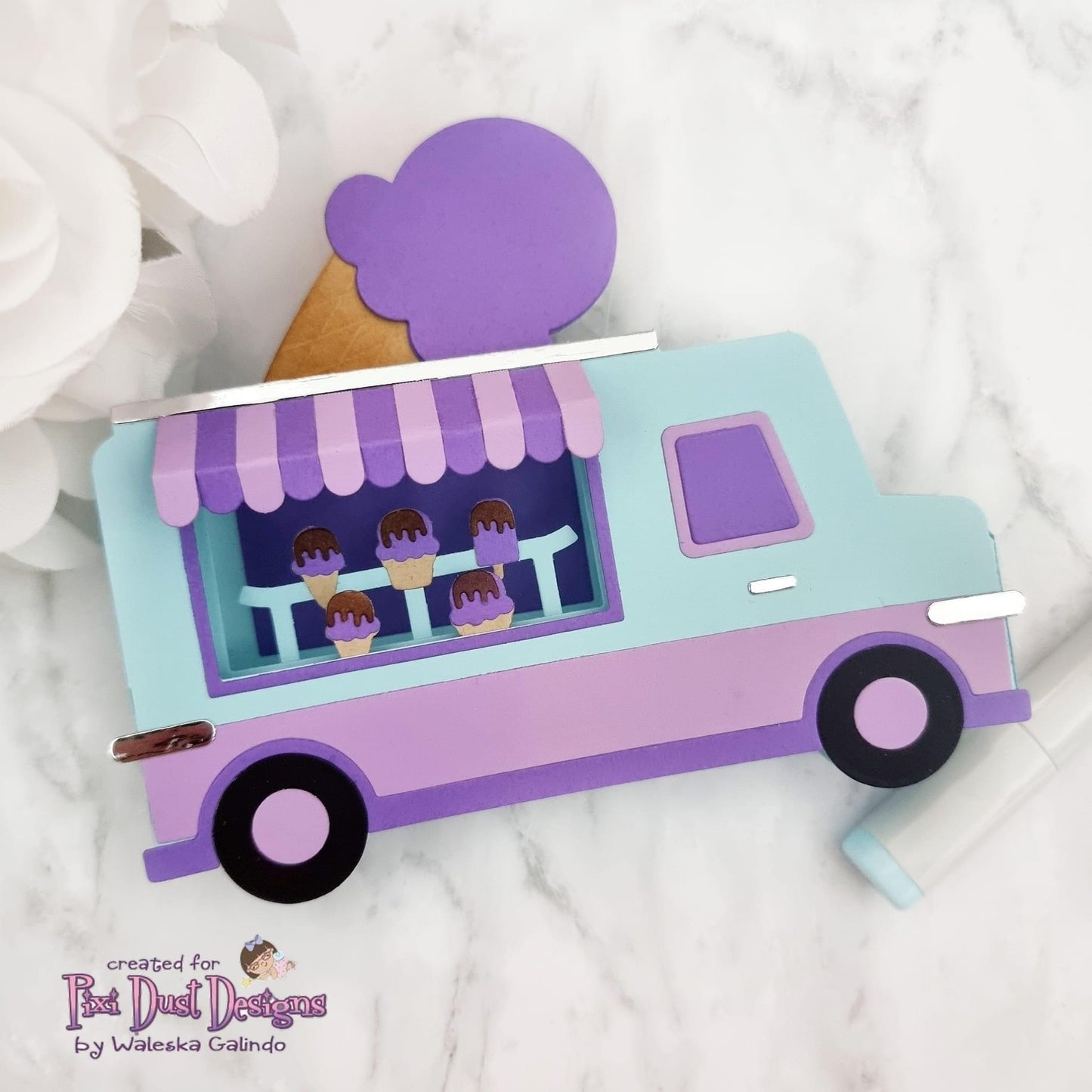 Ice Cream Truck Die Set