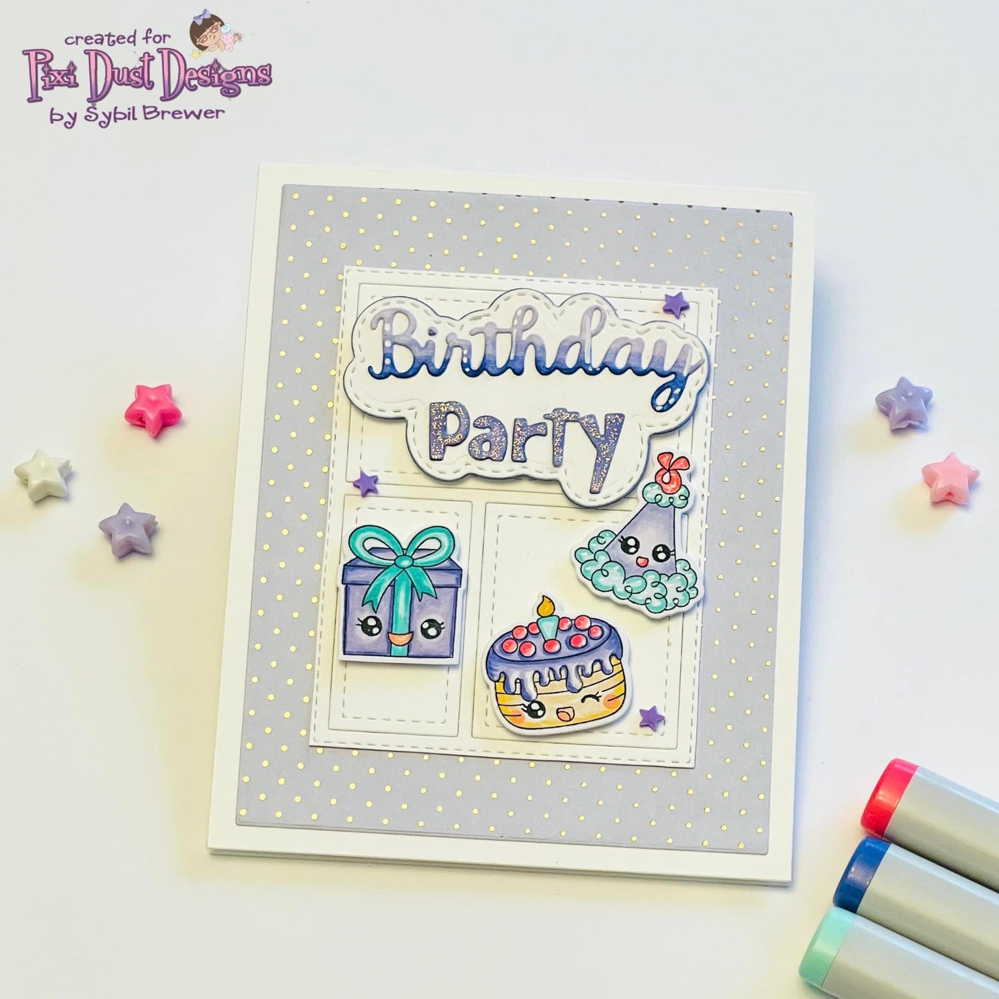 Birthday Sentiments Die Set