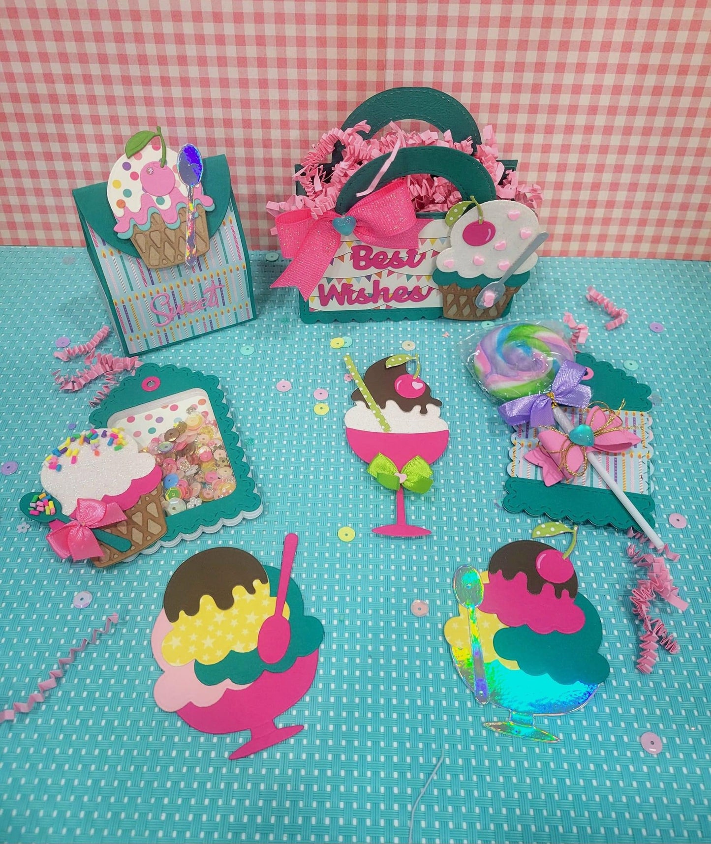 Ice Cream Sundae Die Set