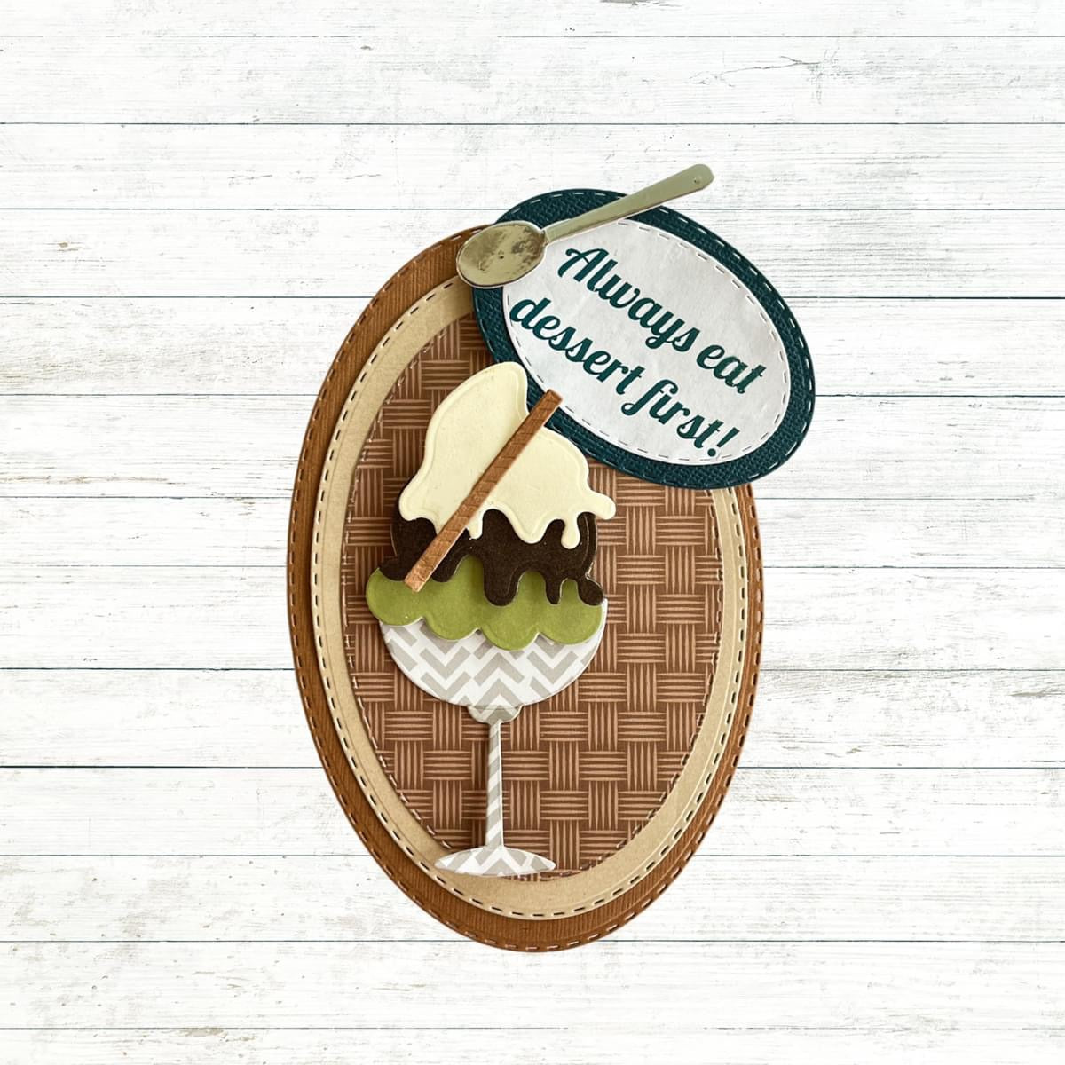 Ice Cream Sundae Die Set
