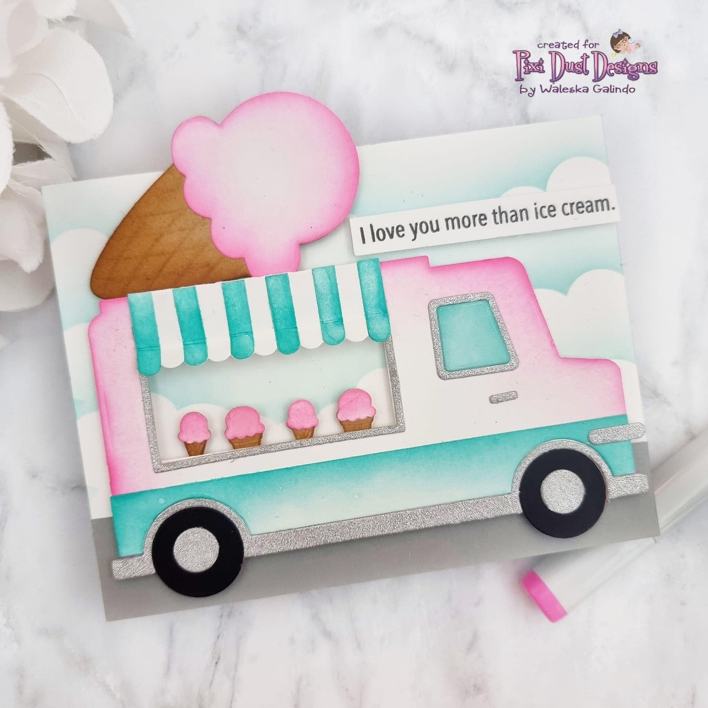 Ice Cream Truck Die Set