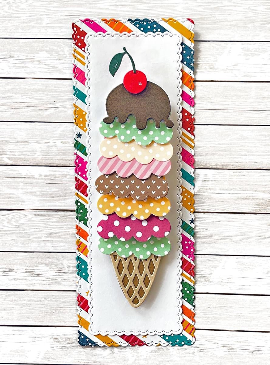 Ice Cream Sundae Die Set