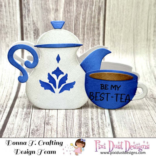 Tea Pot Card with Donna!