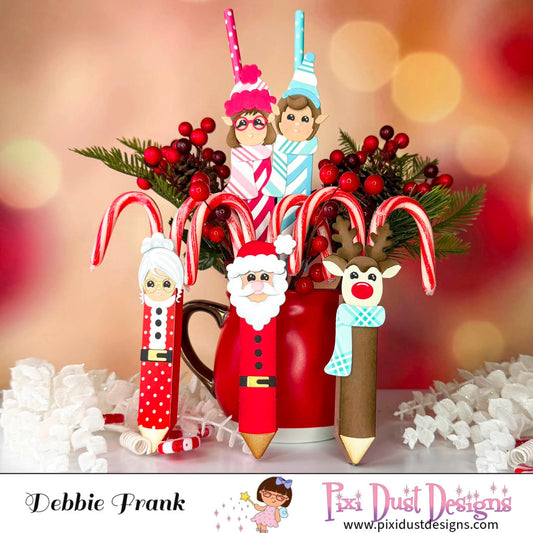 Decorate pencils, straws, or candy canes!