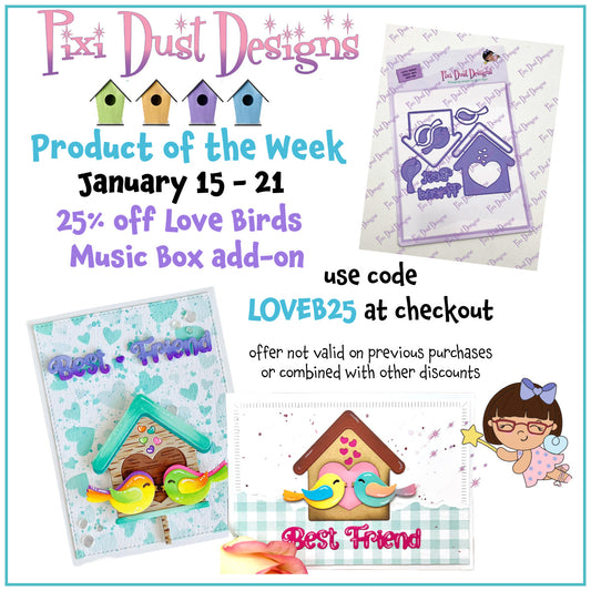 25% off Love Birds!