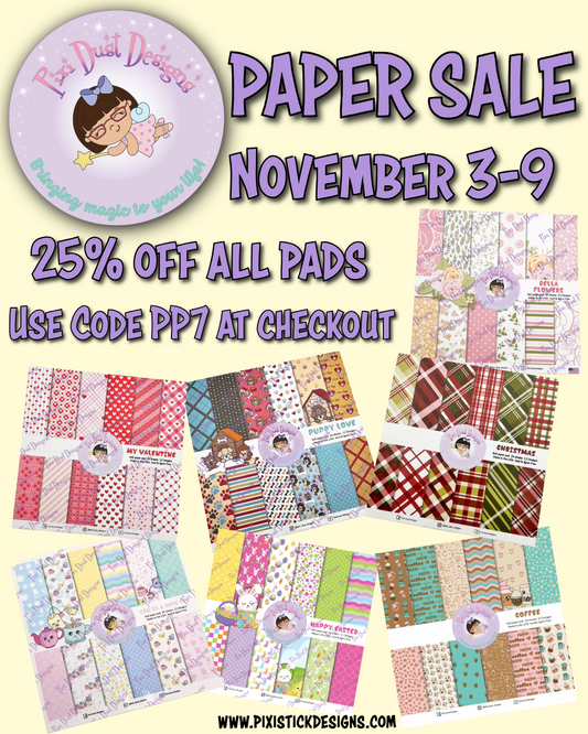 Paper Sale November 3 - 9!
