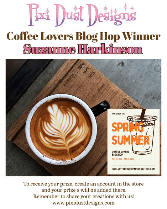 Coffee Lovers Blog Hop Winner!
