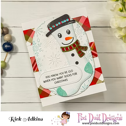Snowman Sock Card!