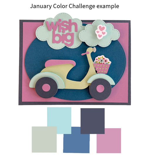 There is still time for the January Color Challenge!