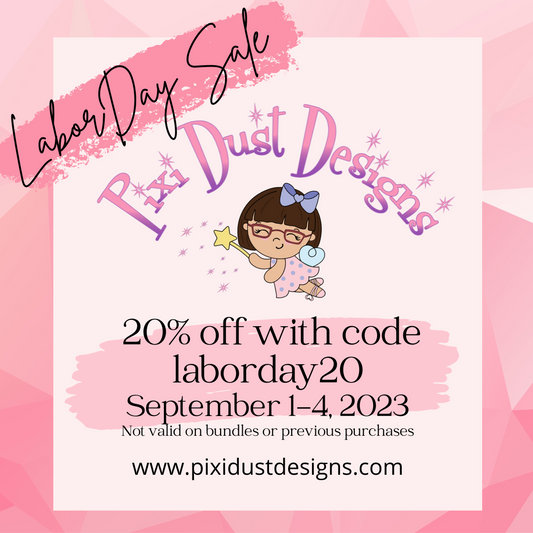 Labor Day Weekend Sale!