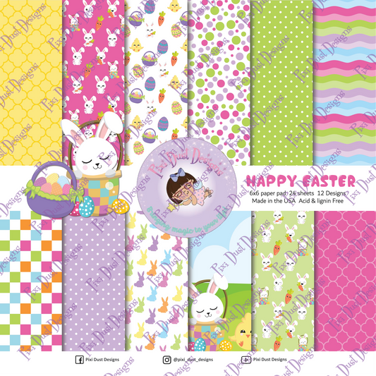 Happy Easter Paper Pad 6x6
