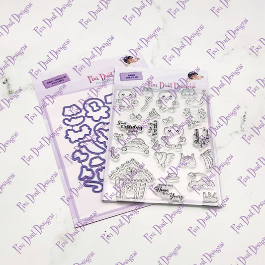 Gingy Dress up Stamps and Pixi Cuts Bundle