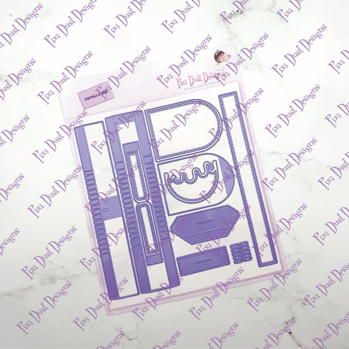 Popsicle Box Die