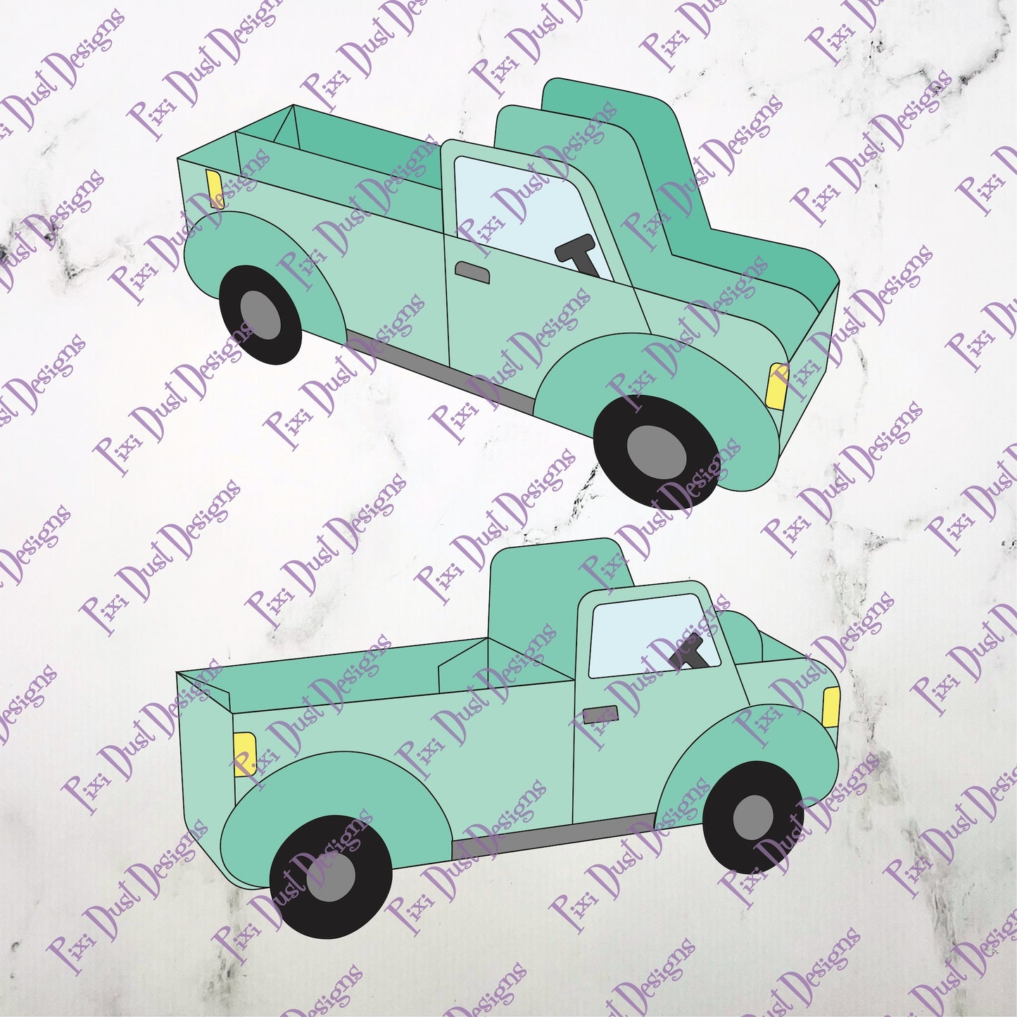 Vintage truck, Spring, Summer, Autumn, Christmas VT Bundle.