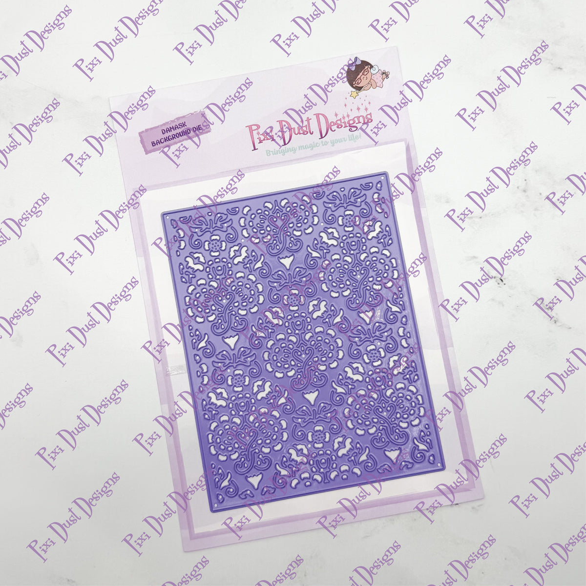 Damask Background Die