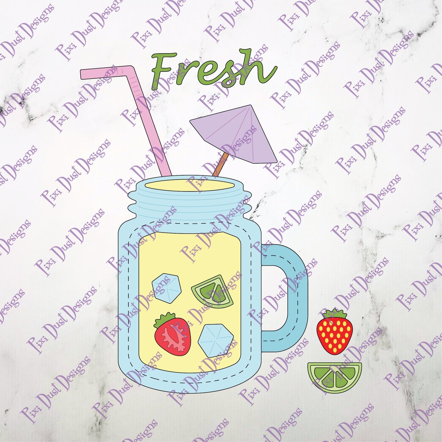 Strawberry Lemonade Die