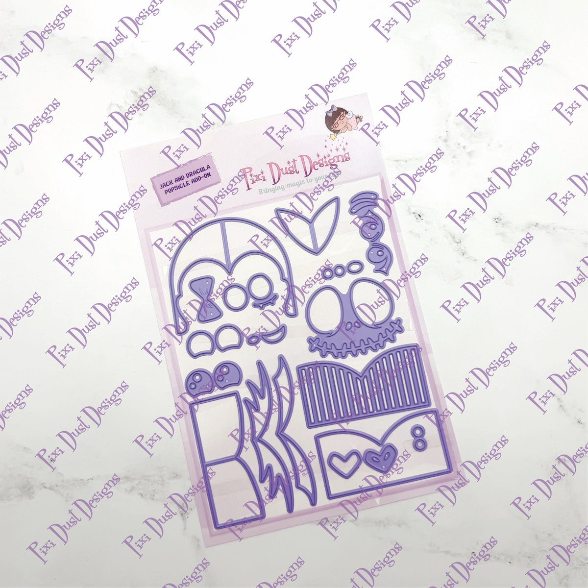 Jack and Dracula popsicle add-on Die