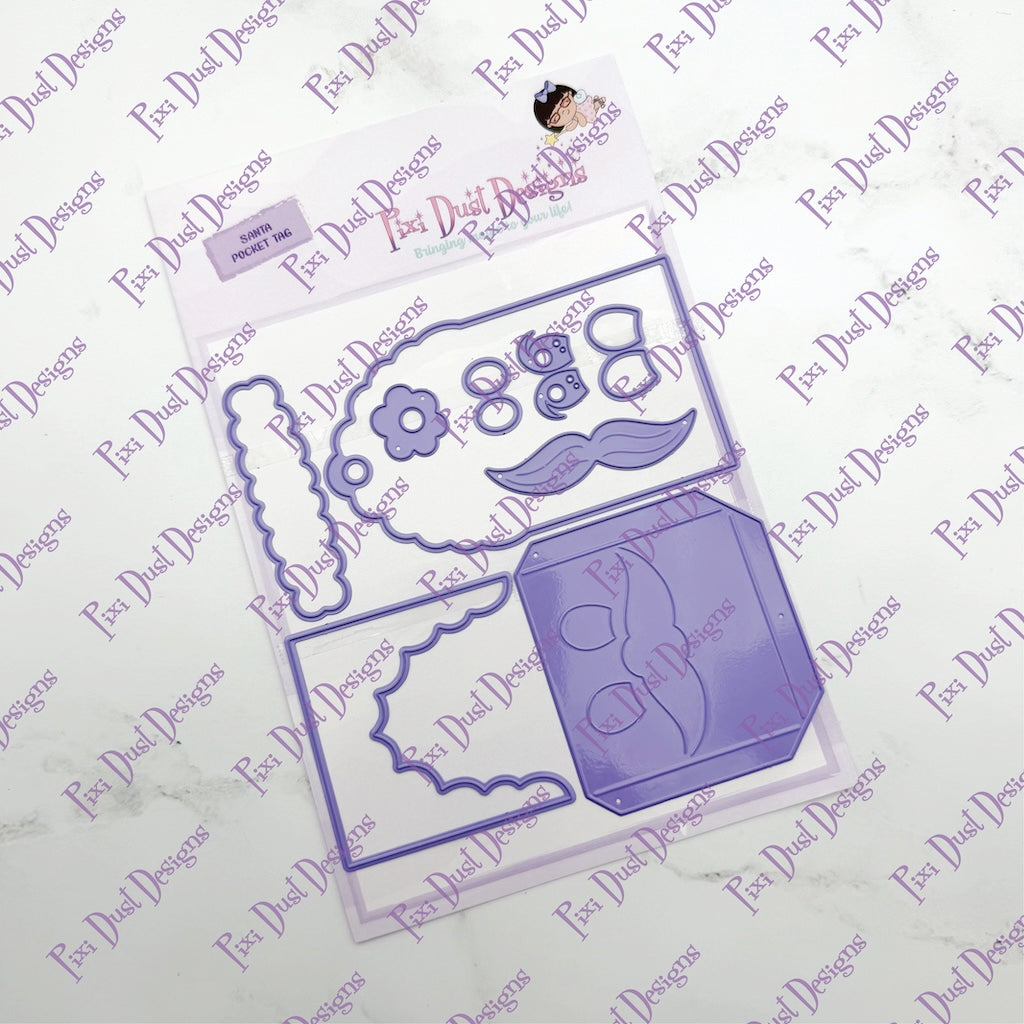 Santa Pocket Tag