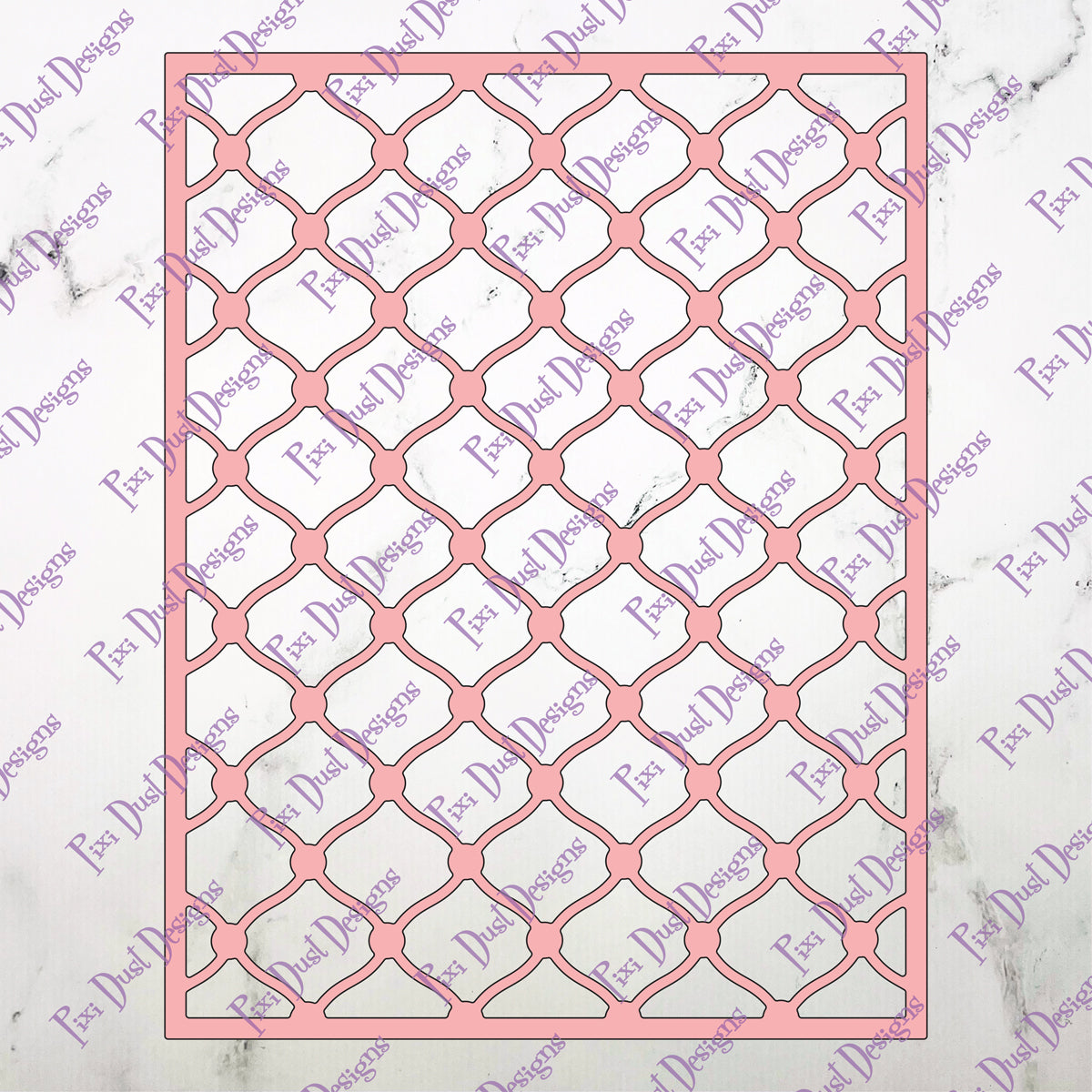 Elegant Lattice Cover Die